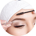 beauty room providing eye lash tinting and eyebrow tinting in stoneleigh epsom